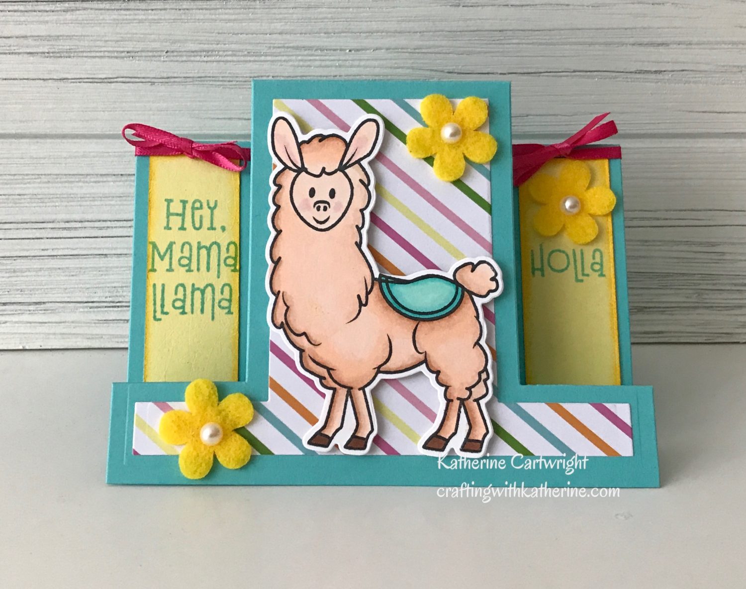 You are currently viewing Handmade Card: Llama2stamp