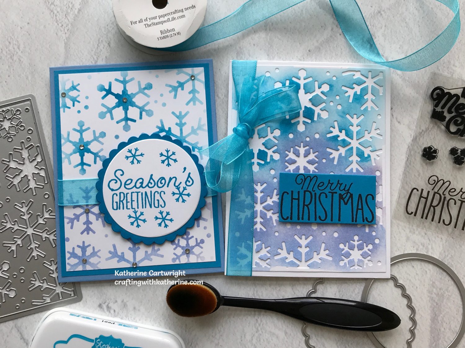 Read more about the article Snowflake Background from The Stamps of Life