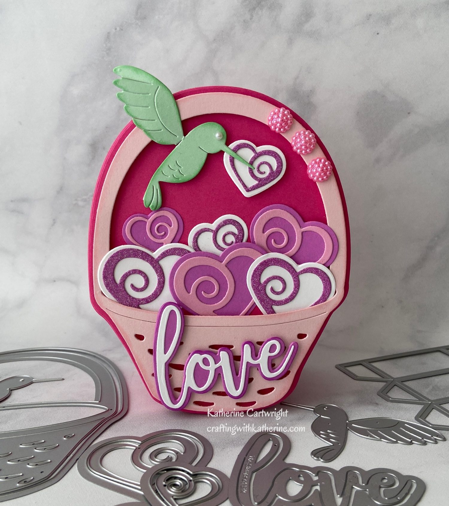 Read more about the article Hummingbird Online Class featuring Fancy Hearts Box-it