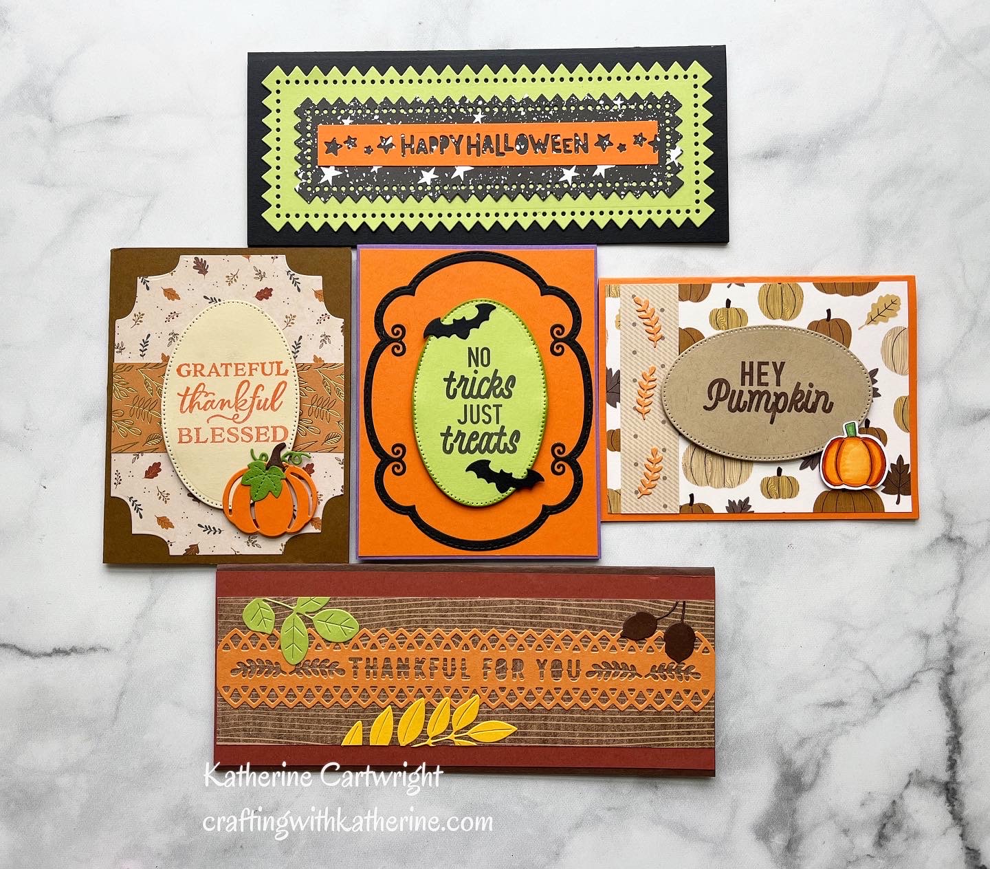 Read more about the article 5 Halloween & Fall Cards | Diamond Press Ultimate Card Making Collection Fall Slimline HSN Autoship